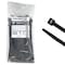 Kable Kontrol Cable Tie, 15 in L, 4-1/8 in Max Bundle Dia., Black, Nylon 6/6, 250 lb Strength, 100 PK CT15BK - alternate 1